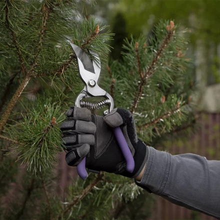 Секатор прямого реза Palisad, 255 мм, цельнокованый, металлические обрезиненные рукоятки, 60467 купить в Нижневартовске