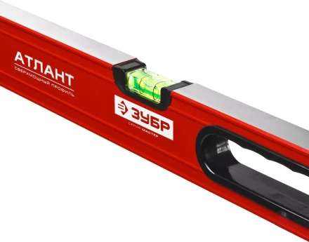 Уровень ЗУБР "МАСТЕР" "УС - 5" коробчатый усиленный, фрезерованный, 3 глазка, крашенный, с ручками, 60см 34585-060 купить в Нижневартовске