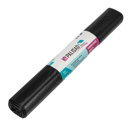 Пакеты для мусора 120 л x 10 шт., ПВД прочные черные, длинный ролик, Home Palisad 927265 купить в Нижневартовске