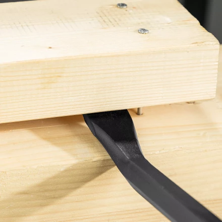 Лом-гвоздодер, Denzel 450 мм, шестигранный 16 мм, окрашенный, сталь 65, 25202 купить в Нижневартовске