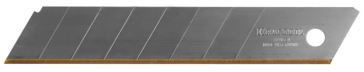 Лезвие "SOLINGEN" сменное, KRAFTOOL 09605-TIN-18-S5, сегментиров, нитрид титана, многоуровневая закалка, 8 сегментов, 18мм, 5шт 09605-TIN-18-S5_z01 купить в Нижневартовске