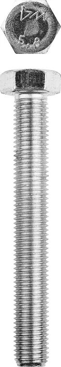 Болт ГОСТ 7798-70, M16 x 140 мм, 5 кг, кл. пр. 5.8, оцинкованный, ЗУБР 303080-16-140 купить в Нижневартовске