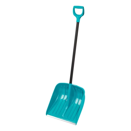 Лопата для уборки снега Palisad 61678, полипропилен, 450х450х1355 мм, алюминиевый черенок, усиленная, LUXE купить в Нижневартовске