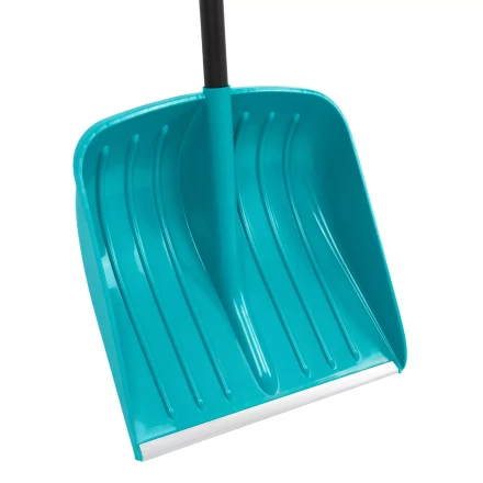 Лопата для уборки снега Palisad 61678, полипропилен, 450х450х1355 мм, алюминиевый черенок, усиленная, LUXE купить в Нижневартовске