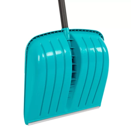 Лопата для уборки снега Palisad 61678, полипропилен, 450х450х1355 мм, алюминиевый черенок, усиленная, LUXE купить в Нижневартовске