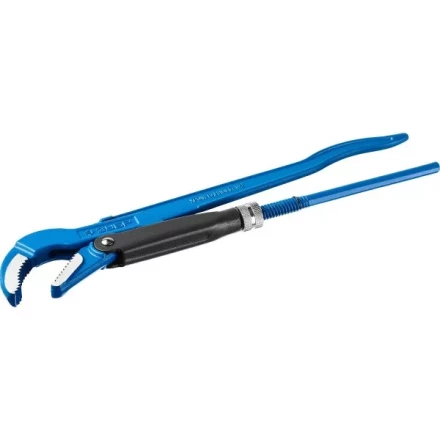 Ключ трубный рычажный ЗУБР "ПРОФЕССИОНАЛ", изогнутые губки, цельнокованый, Сr-V, № 2,  1,5" 27337-2_z01 купить в Нижневартовске