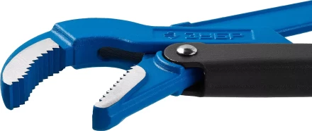 Ключ трубный рычажный ЗУБР "ПРОФЕССИОНАЛ", изогнутые губки, цельнокованый, Сr-V, № 2,  1,5" 27337-2_z01 купить в Нижневартовске