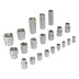 Набор инструментов Denzel 15801, 1/2&quot;, 1/4&quot;, CrV, S2, пластиковый кейс, 64 предмета купить в Нижневартовске