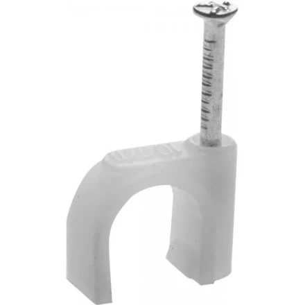 Скоба-держатель для круглого кабеля, с оцинкованным гвоздем, 10 мм, 70 шт, STAYER Master 4510-10 4510-10 купить в Нижневартовске