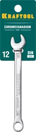 Ключи комбинированные KRAFTOOL, Cr-V, DIN 3113 27079-12 купить в Нижневартовске