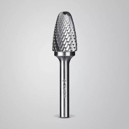 Зубр Твердосплавная борфреза F - парабола с закругленным углом, 16 х 25 мм, радиус 4.0 мм (28805-16-25) купить в Нижневартовске