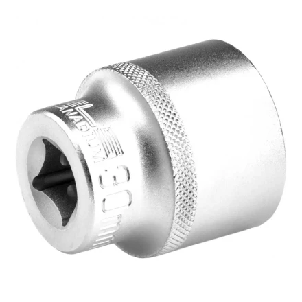 Головка торцевая 30 мм двенадцатигранная CrV под квадрат 1/2 хромированная Stels 13673 купить в Нижневартовске