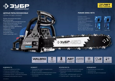 Бензиновая пила (бензопила) ПБЦ-370 35П серия ПРОФЕССИОНАЛ купить в Нижневартовске