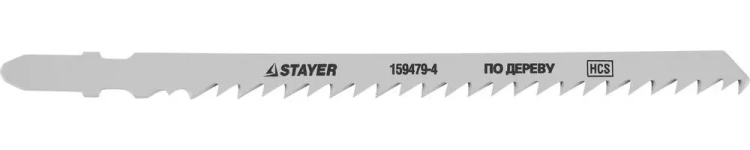 Полотна STAYER "STANDARD", T344D, для эл.лобзиков, HCS, по дереву, фанере, ДСП, быстрый рез, EU хвост., 110/4мм, 2шт 159479-4 купить в Нижневартовске