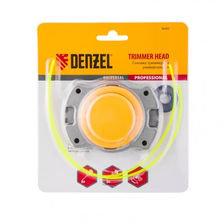 Головка триммерная универсальная алюминий шайба 8-10 мм Denzel 96363 купить в Нижневартовске