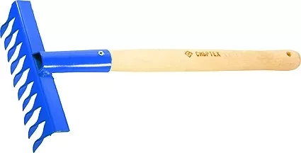 Грабли витые 10-зубые 180 мм с рукояткой 300 мм СИБРТЕХ Россия 61762 купить в Нижневартовске