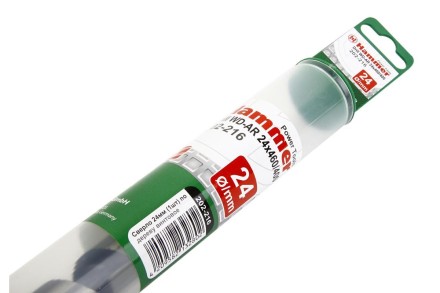Сверло по дереву HAMMER Ф24х460мм (DR WD AR 24мм*460/370мм) купить в Нижневартовске