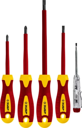 ЗУБР 5 предм, набор диэлектрических отверток, Профессионал (25265) купить в Нижневартовске