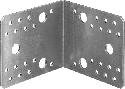 ЗУБР УК-2.5, 90 x 105 x 105 x 2.5 мм, цинк, крепежный уголок (31012-105) купить в Нижневартовске