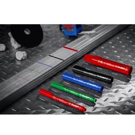 ЗУБР МП-1000К чёрный, 2-10 мм, клиновидный перманентный маркер (06333-2) купить в Нижневартовске