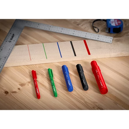 ЗУБР МП-1000К чёрный, 2-10 мм, клиновидный перманентный маркер (06333-2) купить в Нижневартовске