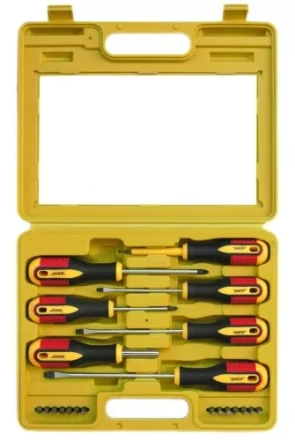 Набор отверток и вставок 21 предмет, кейс 19837 купить в Нижневартовске