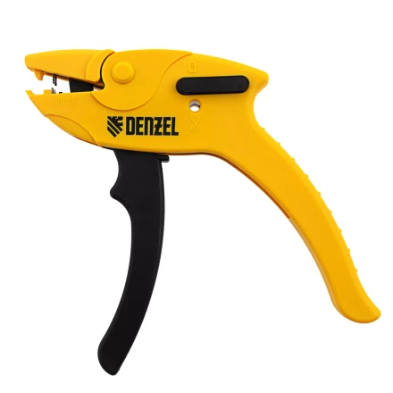 Щипцы для зачистки электропроводов, сечением 0,2-6 мм2, функция обрезания проводов Denzel 17741 купить в Нижневартовске
