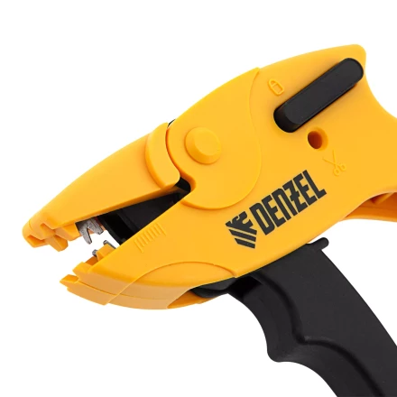 Щипцы для зачистки электропроводов, сечением 0,2-6 мм2, функция обрезания проводов Denzel 17741 купить в Нижневартовске