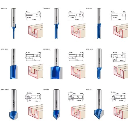 ЗУБР 26 шт, набор профильных фрез по дереву, Профессионал (28796-H26) купить в Нижневартовске