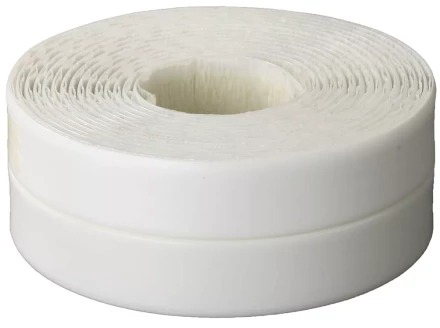 Лента бордюрная для ванн и раковин, STAYER Profi 12341-20-20, самоклеящаяся, профиль L, цвет белый, 20 х 20мм х 3,35м 12341-20-20 купить в Нижневартовске