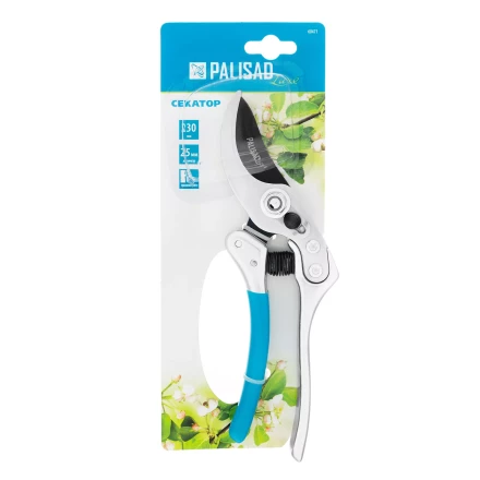 Секатор прямого реза Palisad 60471, 230 мм, усиленный, нижняя рукоятка в ПВХ - оболочке, Luxe, купить в Нижневартовске