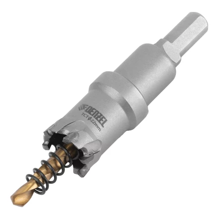 Коронка по металлу твердосплавная, 22 мм Denzel 724004 купить в Нижневартовске