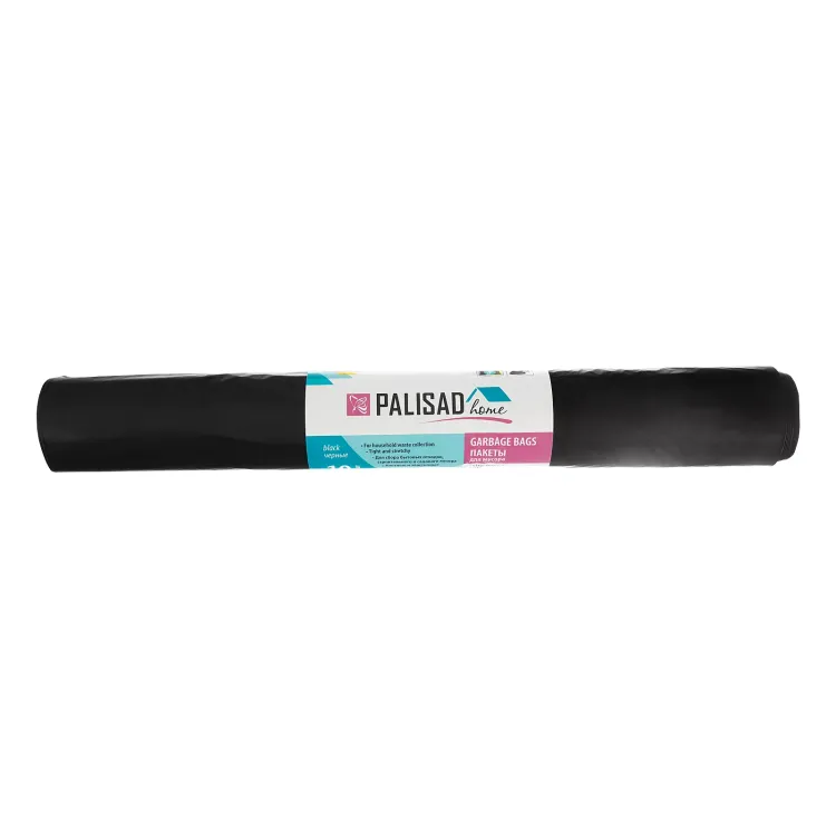 Пакеты для мусора Palisad 200 л x 10 шт., ПВД особопрочные черные, длинный ролик, Home 927295 купить в Нижневартовске