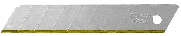 Лезвие "SOLINGEN" сменное, KRAFTOOL 09606-TIN-18-S5, сегментиров, нитрид титана, многоуровневая закалка, 15 сегментов, 18мм, 5шт 09606-TIN-18-S5_z01 купить в Нижневартовске
