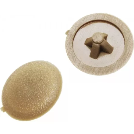 Заглушка декоративная ЗУБР под шуруп, цвет сосна, шлиц №2, ТФ6, 40шт 4-308156-4 купить в Нижневартовске