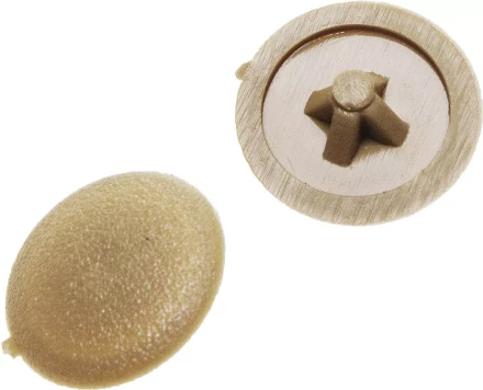 Заглушка декоративная ЗУБР под шуруп, цвет сосна, шлиц №2, ТФ6, 40шт 4-308156-4 купить в Нижневартовске