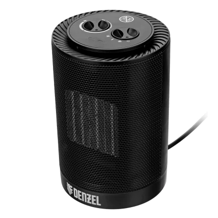 Тепловентилятор керамический Denzel DTFC-1200S, вращение, 3 реж., вент., нагрев 600/1200 Вт 96411 купить в Нижневартовске