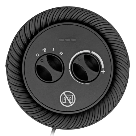 Тепловентилятор керамический Denzel DTFC-1200S, вращение, 3 реж., вент., нагрев 600/1200 Вт 96411 купить в Нижневартовске