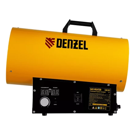 Газовая тепловая пушка Denzel GHG-30i, 30 кВт, цифровой термостат, пропан-бутан 96471 купить в Нижневартовске