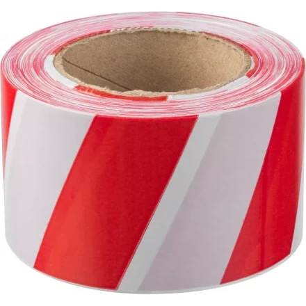 Сигнальная лента ЗУБР "МАСТЕР", цвет красно-белый, 75мм х 200м 12240-75-200 купить в Нижневартовске