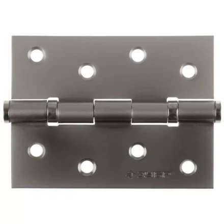 Петля универсальная ЗУБР "ЭКСПЕРТ", 2 подшипника, цвет мат. никель (PN), с крепежом, 100х75х2,5мм, 2 шт 37601-100-4 купить в Нижневартовске