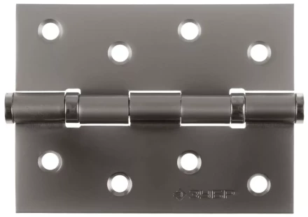 Петля универсальная ЗУБР "ЭКСПЕРТ", 2 подшипника, цвет мат. никель (PN), с крепежом, 100х75х2,5мм, 2 шт 37601-100-4 купить в Нижневартовске