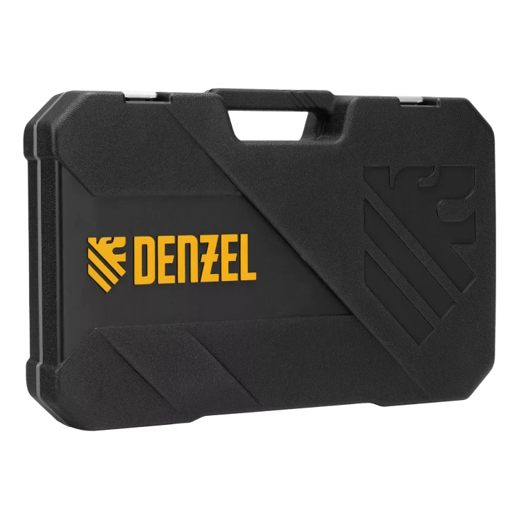 Набор инструментов Denzel 15802, 1/2", 1/4", CrV, S2, пластиковый кейс, 84 предмета купить в Нижневартовске