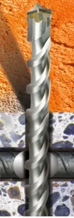 Бур  SDS-plus по бетону с арматурой AX  8х110мм  Кратон 1 02 05 004 купить в Нижневартовске