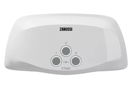 Водонагреватель проточный ZANUSSI 3-logic 6.5 TS душ и кран купить в Нижневартовске