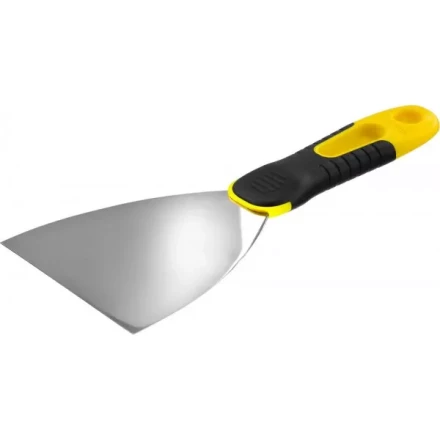 Шпатель STAYER "PROFESSIONAL" нержавеющее профилированное полотно, 2к ручка, 100 мм 10045-10 купить в Нижневартовске