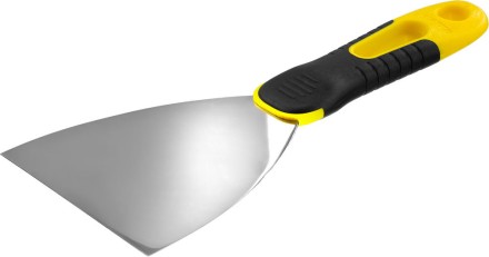 Шпатель STAYER &quot;PROFESSIONAL&quot; нержавеющее профилированное полотно, 2к ручка, 100 мм 10045-10 купить в Нижневартовске