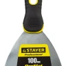 Шпатель STAYER "PROFESSIONAL" нержавеющее профилированное полотно, 2к ручка, 100 мм 10045-10 купить в Нижневартовске