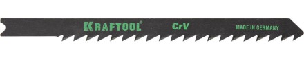 Полотна KRAFTOOL, U144D, для эл/лобзика, Cr-V, по дереву, ДВП, ДСП, быстрый рез, US-хвост., шаг 4мм, 75мм, 2шт 159621-4 купить в Нижневартовске