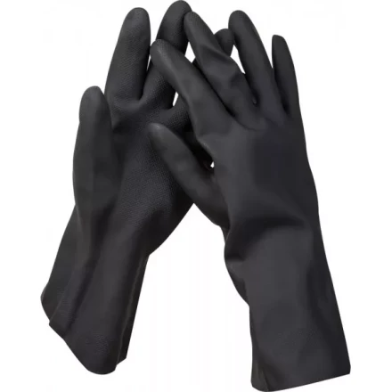 Перчатки KRAFTOOL противокислотные, неопреновые, повышенной прочности, с х/б напылением, размер XL 11282-XL купить в Нижневартовске